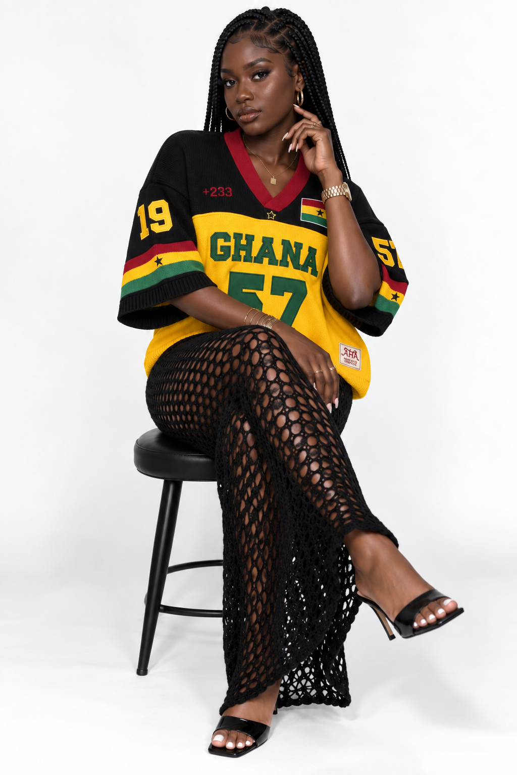 GHANA HERITAGE KNIT JERSEY