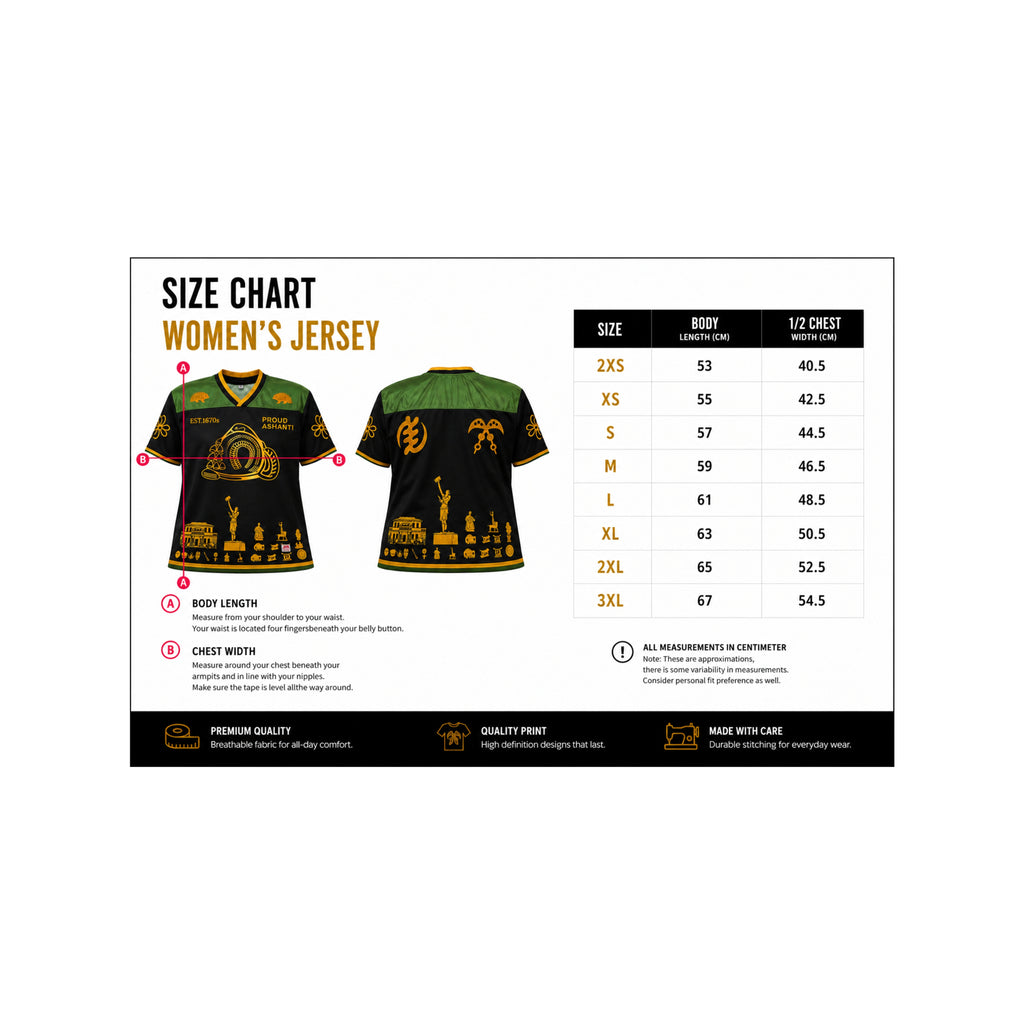 Proud Ashanti Jersey - Female Version
