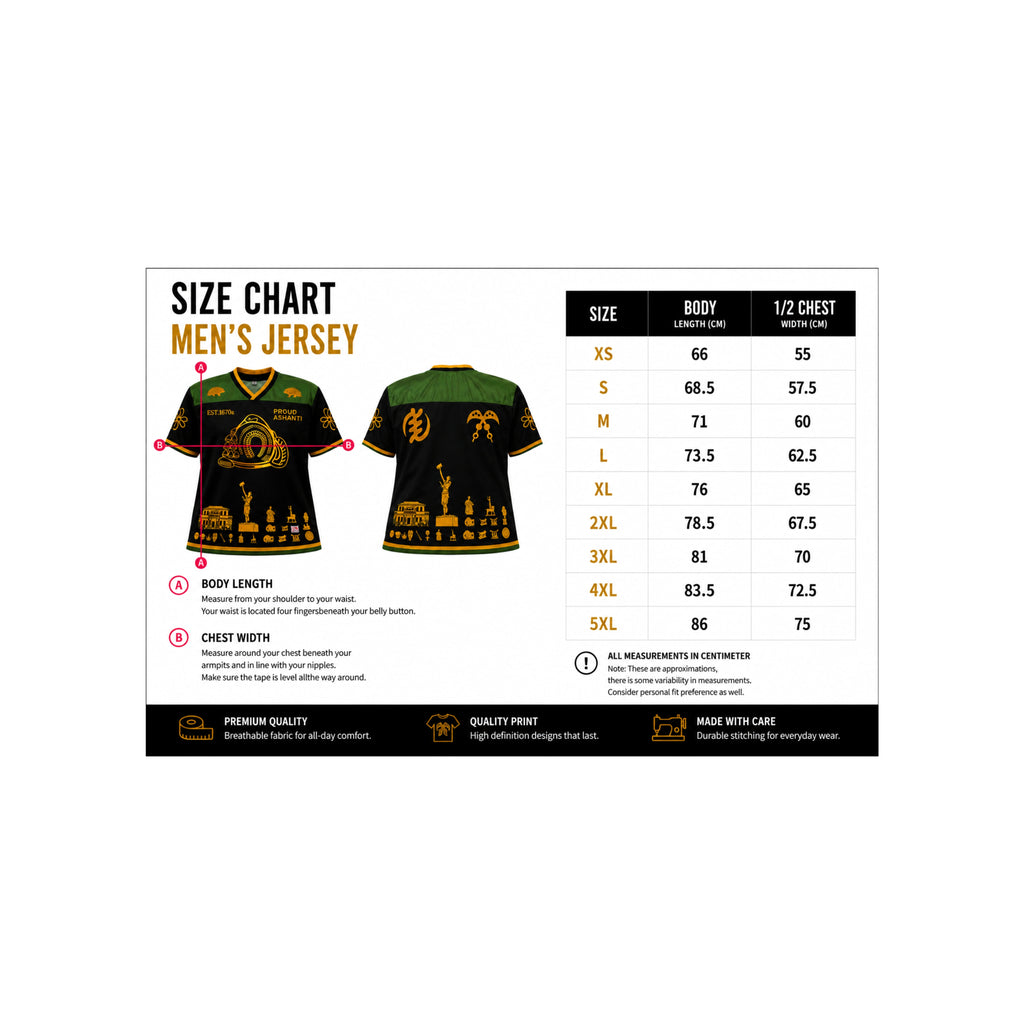 Proud Ashanti Jersey - Male Version